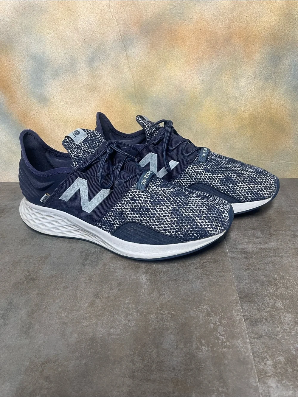 New Balance Fresh Foam Roav Men’s Blue/Gray Sneakers Size 15